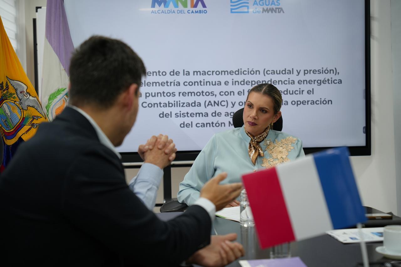 Aguas de Manta fortalecerá el sistema de agua potable con cooperación no reembolsable de Francia