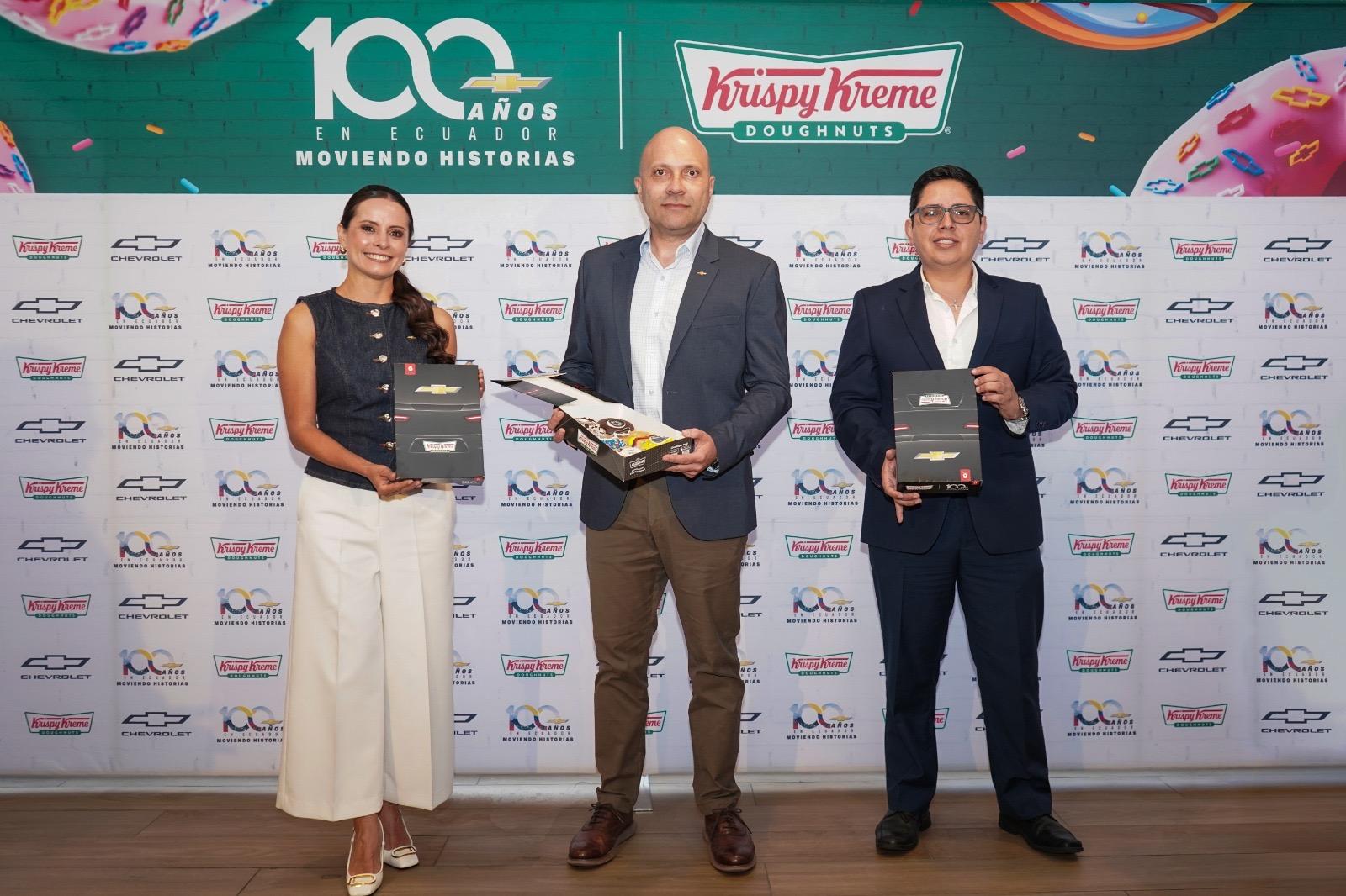 Chevrolet celebra sus 100 años en Ecuador con una edición limitada junto a Krispy Kreme