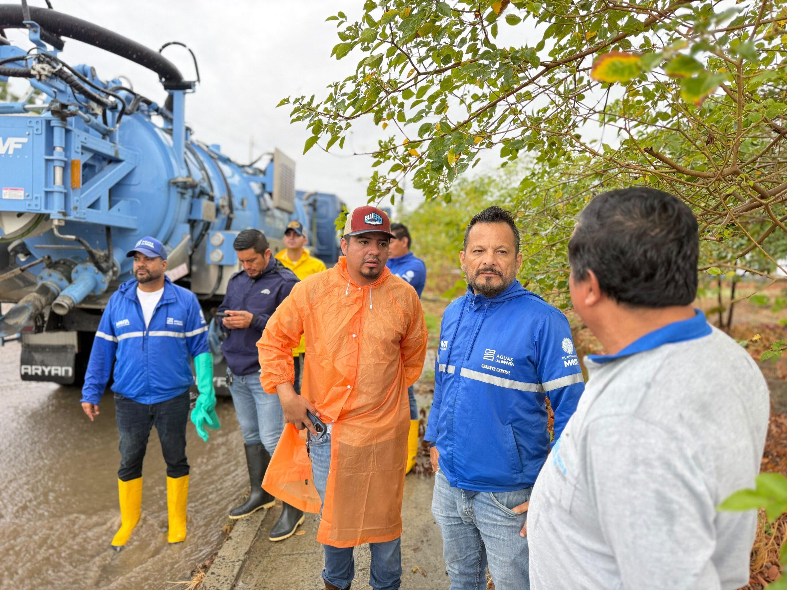 Lluvias en Manta: autoridades atienden primeras precipitaciones asociadas al fenómeno de El Niño
