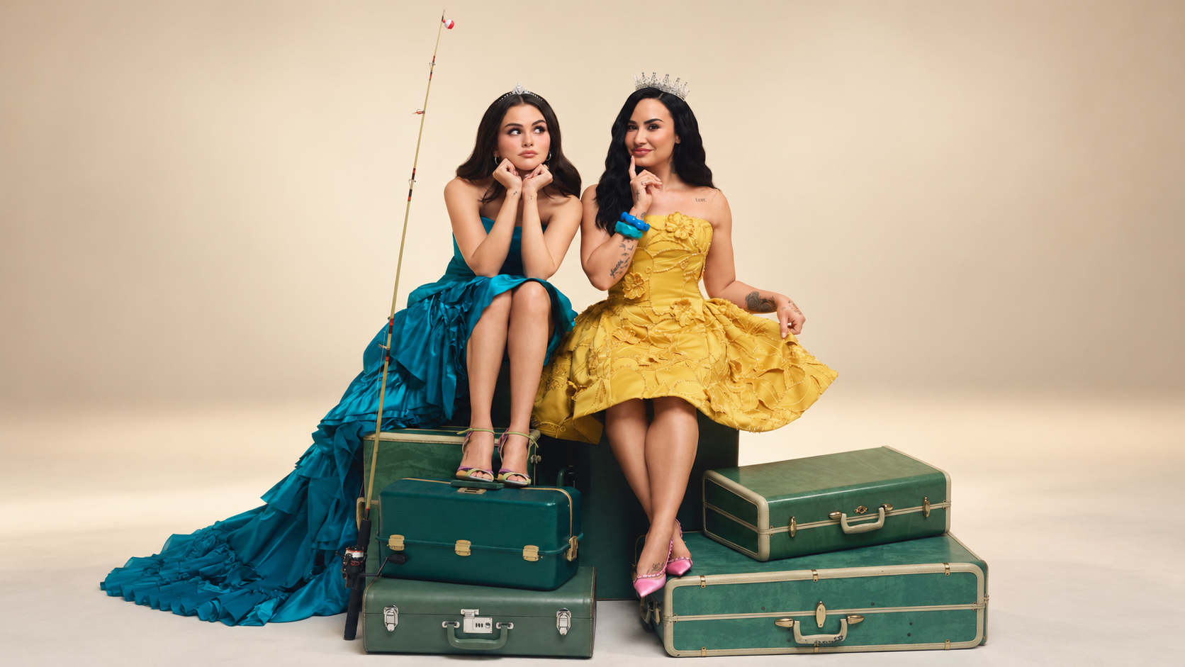 Selena Gomez y Demi Lovato se reencuentran como princesas