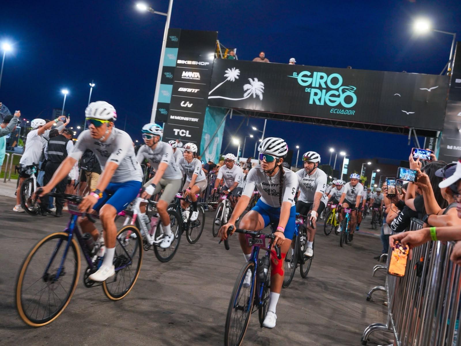Más de 3.500 ciclistas participaron en el Giro de Rigo en Manta, Manabí: estos fueron los ganadores