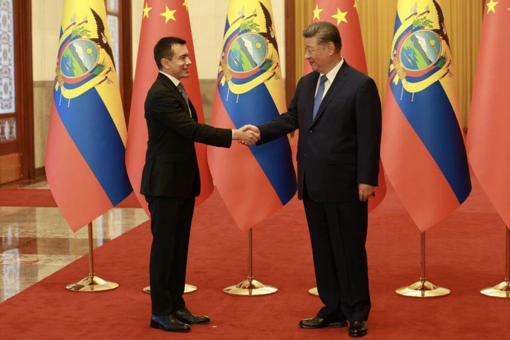Daniel Noboa se reúne con Xi Jinping: Ecuador y China amplían cooperación