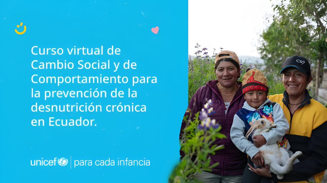 UNICEF promueve el desarrollo de la primera infancia a través de formación gratuita en línea