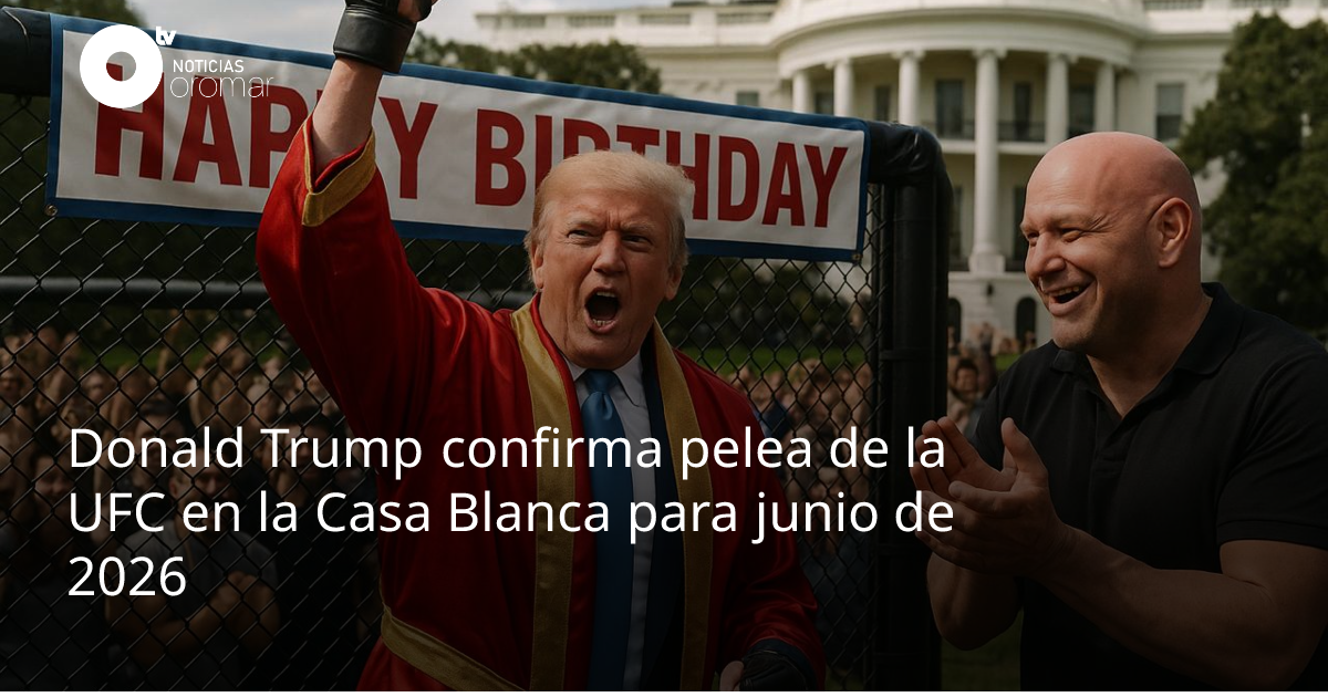 Donald Trump confirma pelea de la UFC en la Casa Blanca para junio de ...