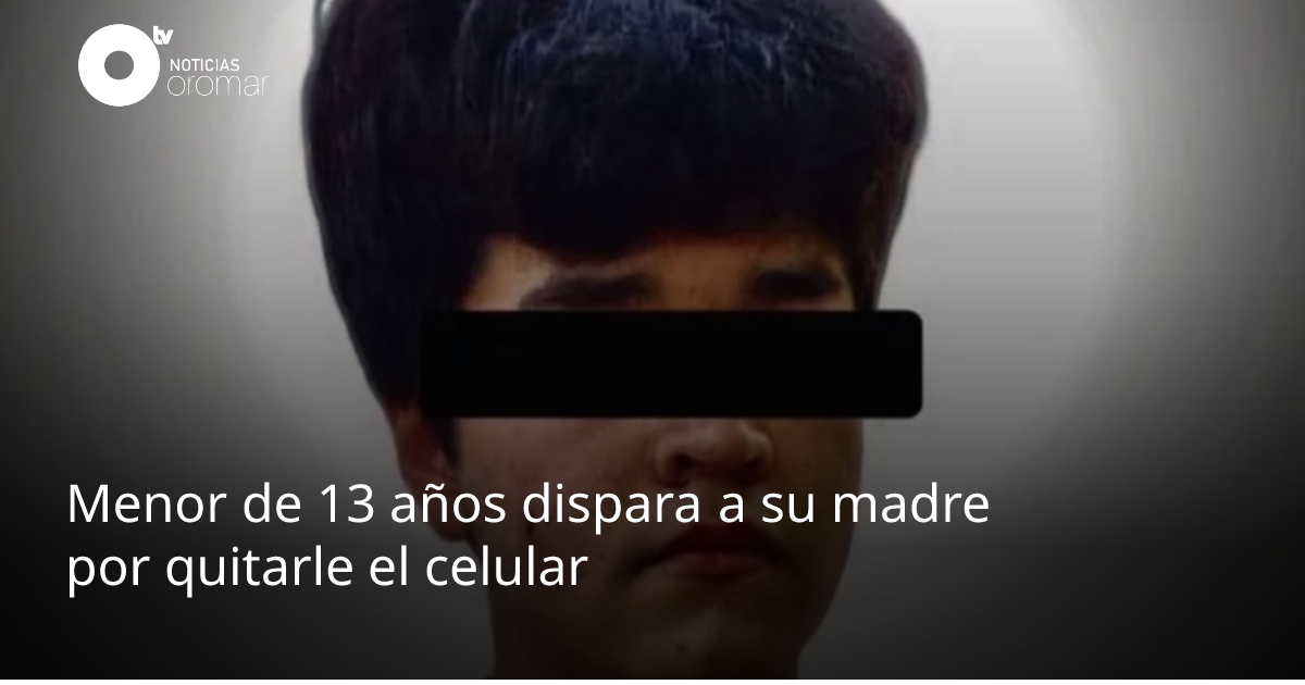 Menor de 13 años dispara a su madre por quitarle el celular | Noticias ...