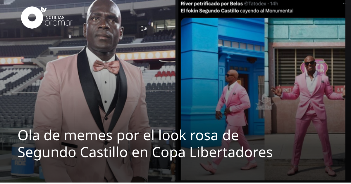 Ola de memes por el look rosa de Segundo Castillo en Copa Libertadores ...
