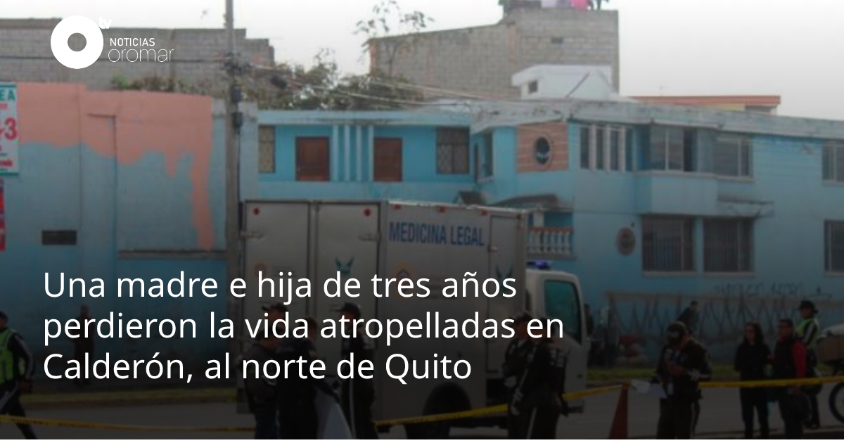 Una madre e hija de tres años perdieron la vida atropelladas en ...